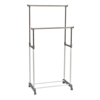 DK LIVING STANDER APPENDIABITI DOPPIO, 75X42X98MIN -165MAX (ACCIAIO+PP)