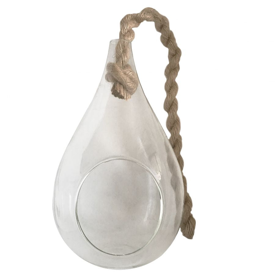 AMPOLLA VETRO DECORABILE CON CORDA