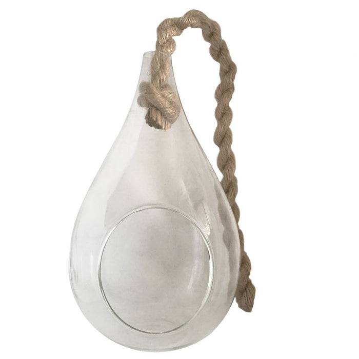 AMPOLLA VETRO DECORABILE CON CORDA