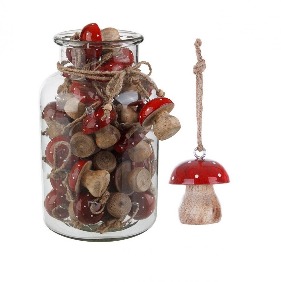 PENDAGLIO HALEY FUNGO ROSSO NATURA