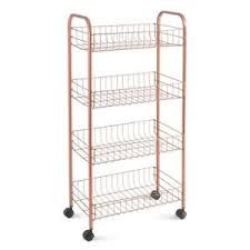 SCAFFALETTO 4 PIANI SMONTABILE CM 41X23X84  ASCONA COPPER