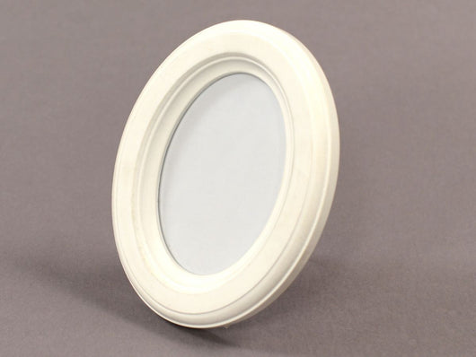 PORTAFOTO DA TAVOLO BIANCO OVALE CM 14X18X2,1