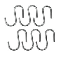 SET 6 GANCI CROMATI A "S" LONARDO