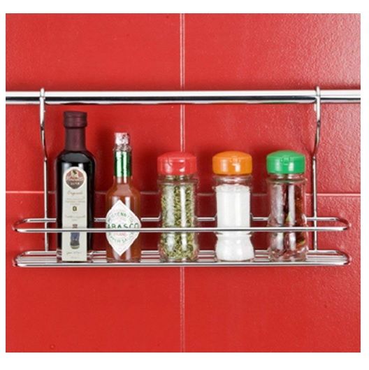 MENSOLA 1 PIANO CROMATA PICCOLA CM 35X7X19 LONARDO