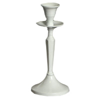 PORTACANDELE ALLUMINIO BIANCO