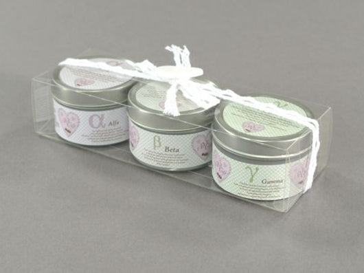 CANDELA CF ACETATO 3 PEZZI LATTA ALFA-BETA-GAMMA