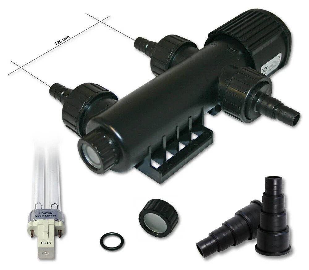 Lampada sterilizzatrice UVC da 9 watt per stagni e piscine filtro 16_0001530