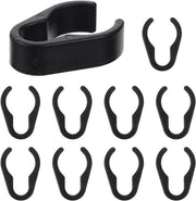 Microfono cavo supporto da 10 pezzi - Robusto/ Flessibile cavo clip - Compatibile con standard di microfono - Design semplice - Protezione contro vibrazioni - Cavo clip