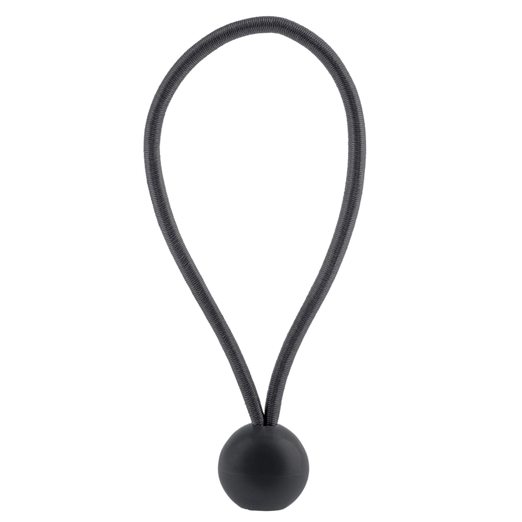 Set di 10 elastici con sfere KADAX per il fissaggio di teloni. Elastici per teloni da 15 cm, resistenti.