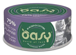 Oasy Cat More Love Tonno e Calamari 24 Lattine x 70 gr.