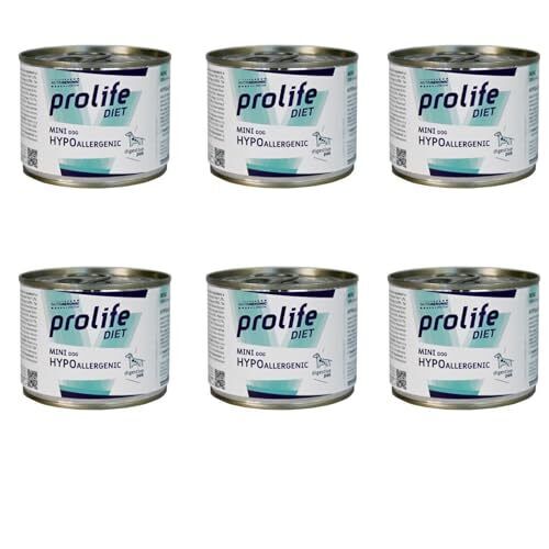 Hypoallergenic Mini Prolife umido per cani - CONFEZIONE RISPARMIO 6X200GR