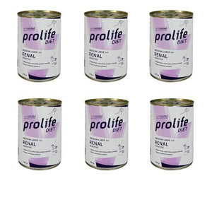 SCATOLETTE PROLIFE DIET DOG WET RENAL SENSITIVE. 400GR CONFEZIONE RISPARMIO 6...