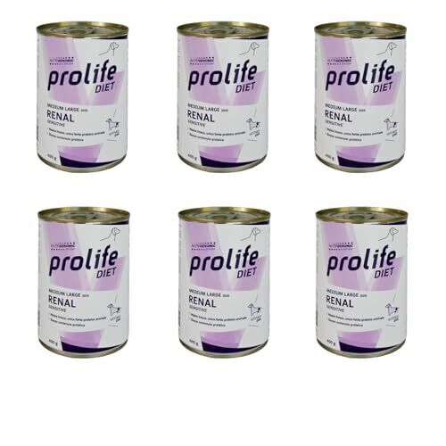 SCATOLETTE PROLIFE DIET DOG WET RENAL SENSITIVE. 400GR CONFEZIONE RISPARMIO 6...