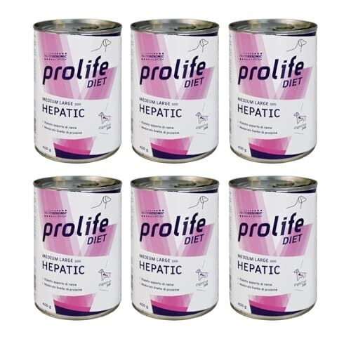 Hepatic 6x400gr prolife dog confezione risparmio