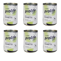 SCATOLETTE PROLIFE DIET DOG WET DIABETIC. 400GR CONFEZIONE RISPARMIO 6X400GR
