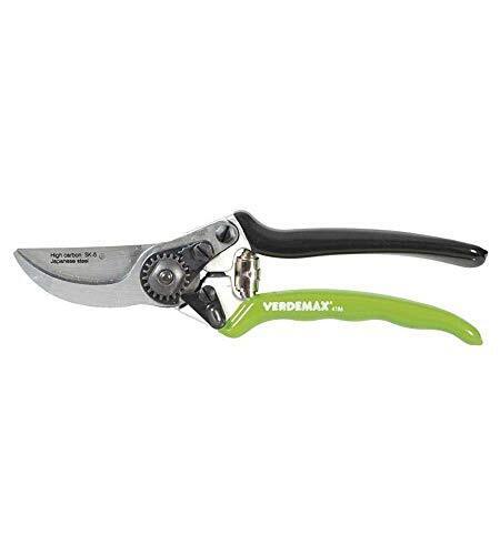 Verdemax 4186 Standard Bypass forbici con impugnatura rivestita in PVC, in al...