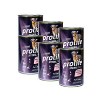 PROLIFE UMIDO CANE 6x400GR ADULT STERELISED MAIALE & RISO MEDIUM/LARGE