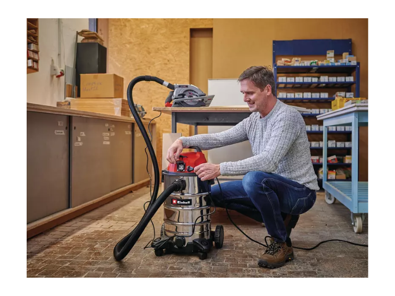 Kit aspirasolidi e liquidi TC-VC 1930 SA Einhell 1500 W serbatoio 30l