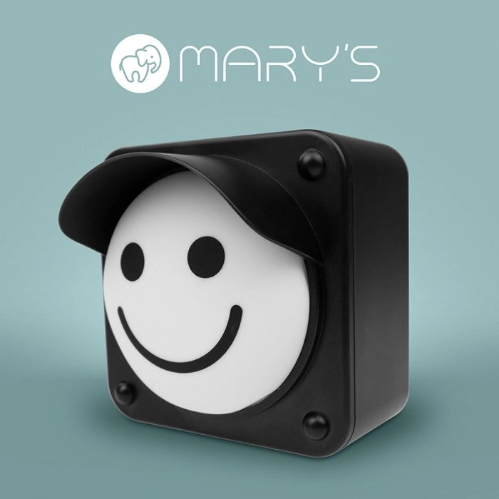 Lampada notturna LED 1W ricaricabile nera Mary's 6500K