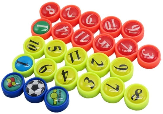26 pezzi di magneti mini con sacchetto, ideali per bacheche di calcio, uffici, lavagne, frigoriferi, carte e lavagne magnetiche