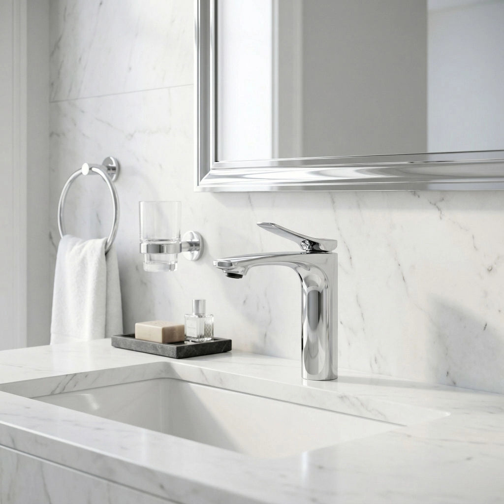 Rubinetto Per Lavabo Premium Rea Vision Chrome Low