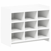 Mobile per scarpe Bianco 85 x 39,5 x 70 cm Legno ingegnerizzato 8011363