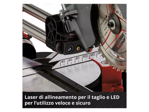 Troncatrice a batteria Einhell TE-SM 36/210 Li - Solo tagli angolari e obliqui