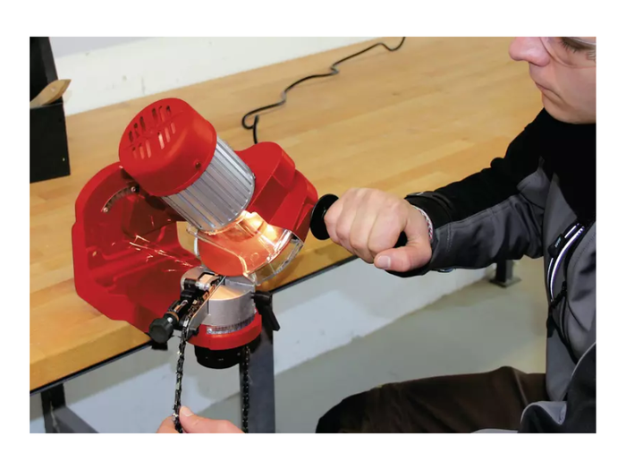 Affilacatena a motore GC-CS 235 E Einhell 235W regolazione angolo disco 145mm