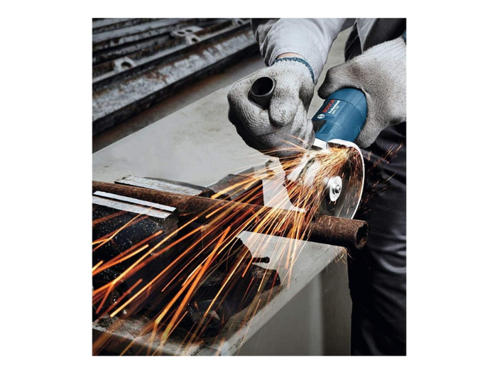 Smerigliatrice angolare GWS 750 Bosch 115mm 750W ergonomica e anti-polvere