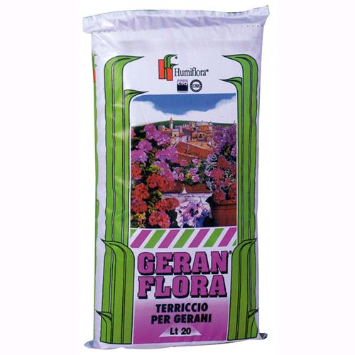 Terriccio Ammendante Per Piante Gerani Feranflora In Busta 20 Lt