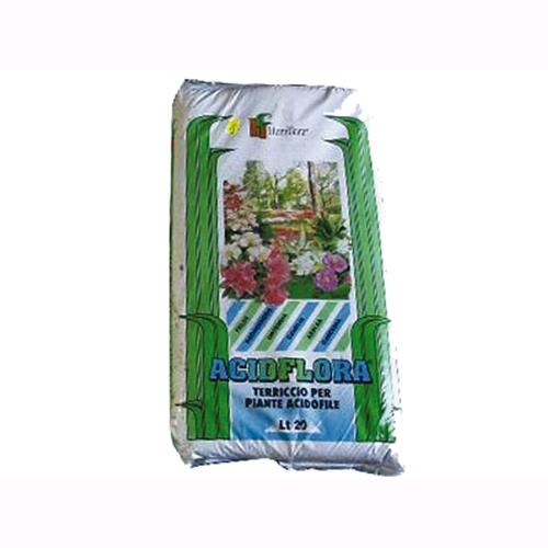 Terriccio Ammendante Per Piante Acidofile Acidflora In Busta 20 Lt.