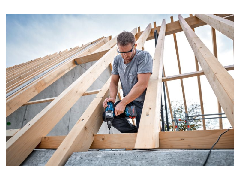 Avvitatore massa battente batteria GDS 18V-1050 H Professional Bosch 3/4 con kit