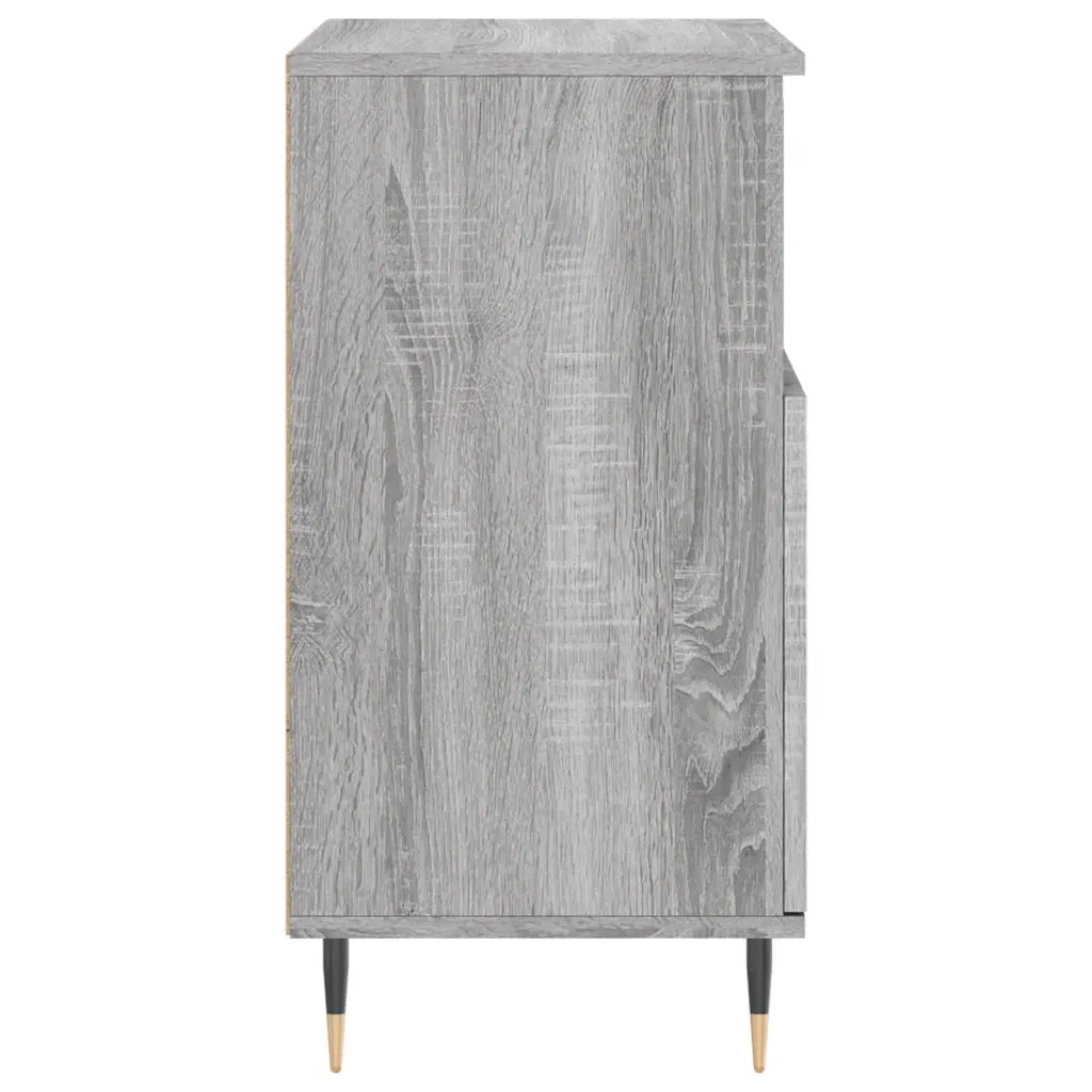 Credenza Grigio Sonoma 60x35x70 cm in Legno Multistrato 831186