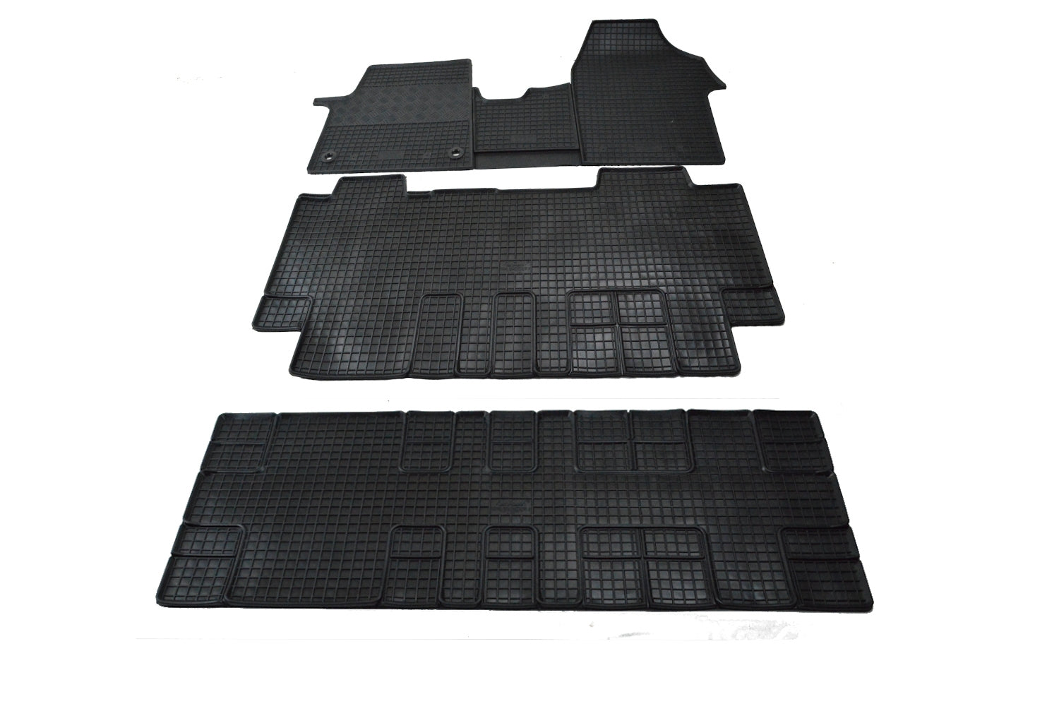 RIGUM-903911-904437-904420, Tappetini in Gomma per Citroen Jumpy dal 2016- 9 posti, Opel Vivaro dal 09/2019 - 9 posti (3