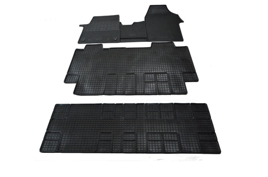 RIGUM-903911-904437-904420, Tappetini in Gomma per Citroen Jumpy dal 2016- 9 posti, Opel Vivaro dal 09/2019 - 9 posti (3