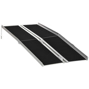 Rampa per Sedia a Rotelle ¨C zephmum ¨C Alluminio Antiscivolo 183x73.5 cm Nero