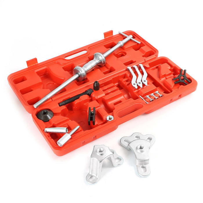 Set estrattore per cuscinetti mozzi ruota 4 e 5 fori con martello scorrevole