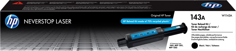 HP Kit ricarica toner nero originale Neverstop 143A