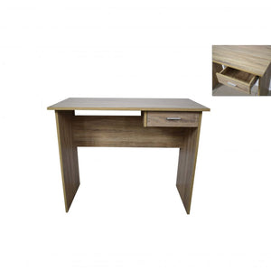 SCRIVANIA CON CASSETTO IN LEGNO 90X48XH72CM NATURALE