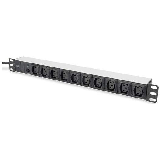 Digitus Multipresa 10 Prese Femmina Iec C13 1 Unita' 19'' per Armadi Rack (Dn-95404)