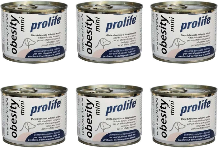 SCATOLETTE VET. OBESITY MINI PROLIFE 200GR. - CONFEZIONE RISPARMIO 6X200GR
