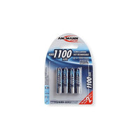 Ansmann 1x4 NiMH 1100 mAh Micro / AAA / HR03 Batteria ricaricabile Mini Stilo AAA Nichel-Metallo Idruro (NiMH)