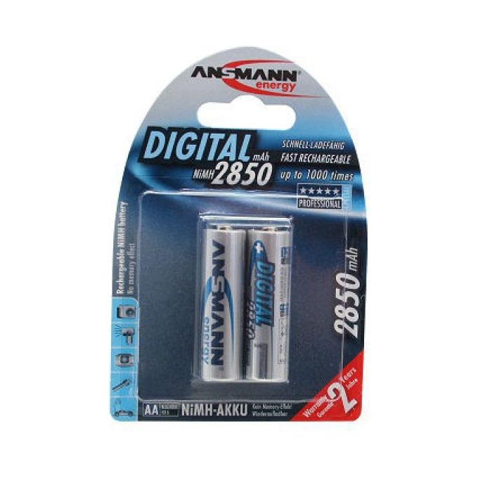 Ansmann 2850MAH Digital Batteria ricaricabile Stilo AA Nichel-Metallo Idruro (NiMH)