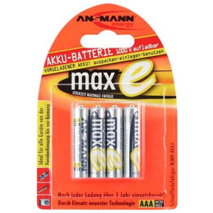 Ansmann maxE plus Batteria ricaricabile Mini Stilo AAA Nichel-Metallo Idruro (NiMH)