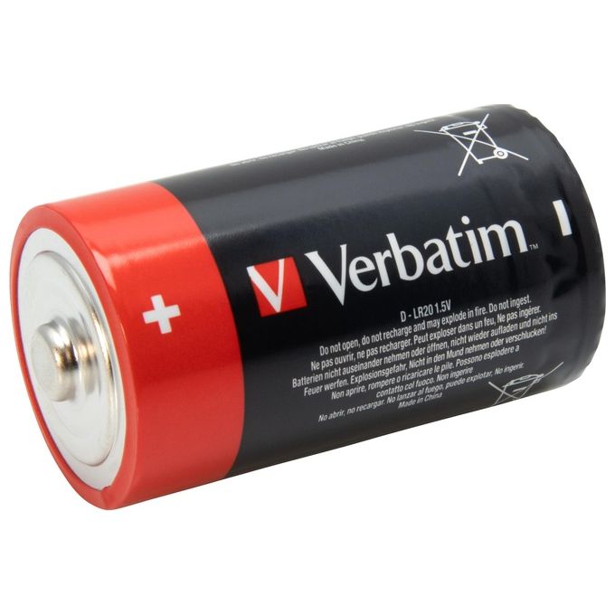 Verbatim Batterie alcaline D