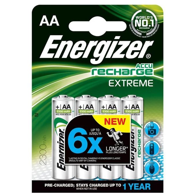 Energizer 635730 batteria per uso domestico Batteria ricaricabile Stilo AA Nichel-Metallo Idruro (NiMH)