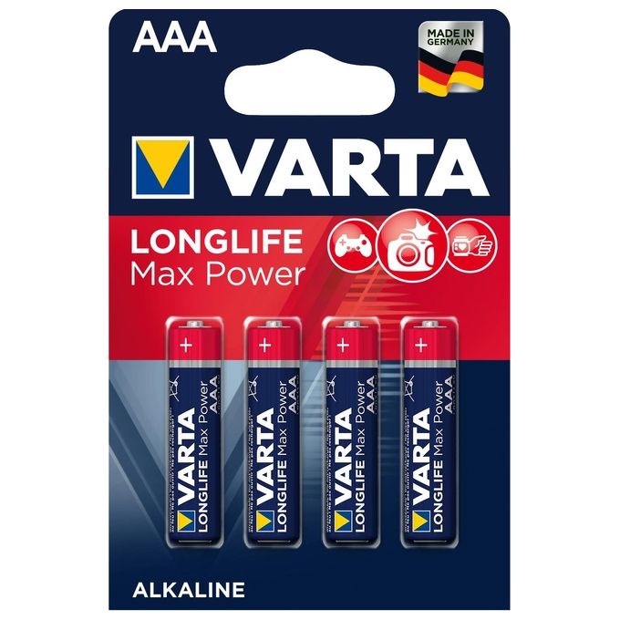 Varta Max Tech AAA - 4 pack Batteria monouso Mini Stilo AAA Alcalino