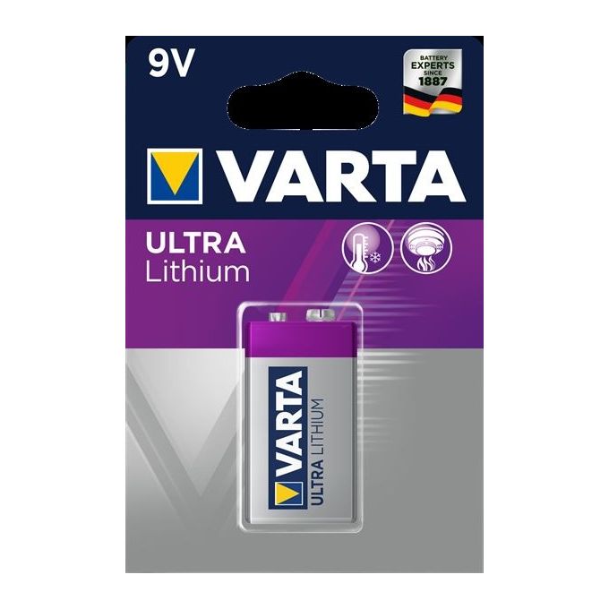 Varta Batteria 9v Litio 1200mah  40