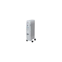 DCG Eltronic RA2807 stufetta elettrica Nero, Bianco 1500 W Radiatore