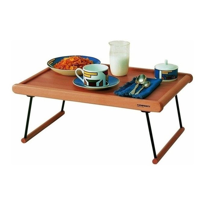 Foppapedretti Morfeo Vassoio da letto Rettangolo Noce, Nero